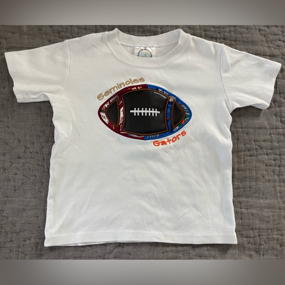 Blank Boutique T-Shirt 5T FSU Florida State UF Gators FL House Divided Football